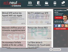 Tablet Screenshot of actuneuf.com